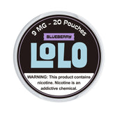 Blueberry LoLo Bolsas de Nicotina 9mg